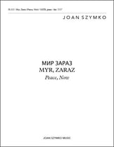 Myr, Zaraz SATB choral sheet music cover